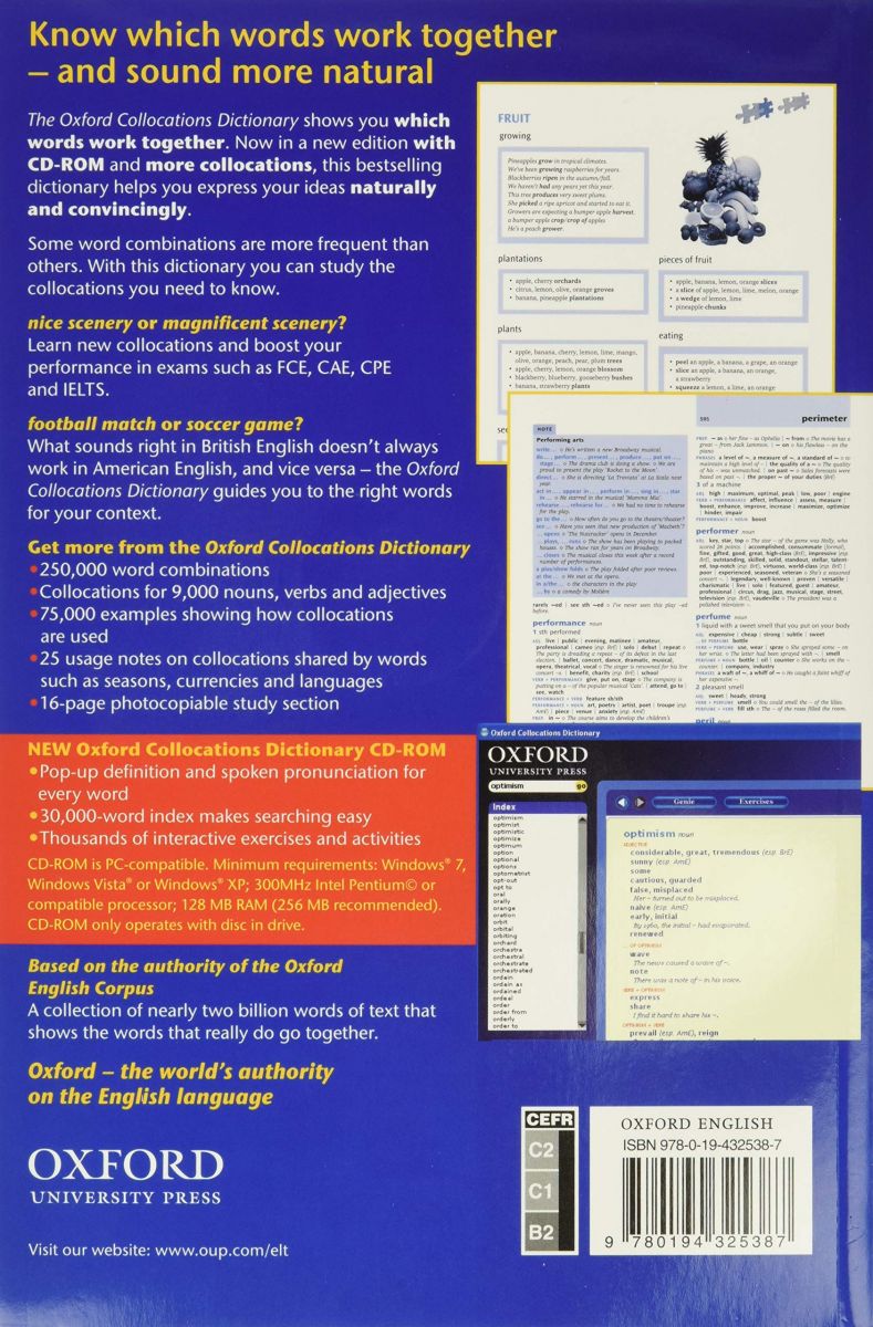 Oxford Collocations Dictionary: For Students of English